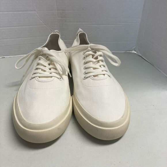 TREAD BY EVERLANE Unisex White Sneakers Female 12.5 Male 10.5 New With Defects - Picture 8 of 10